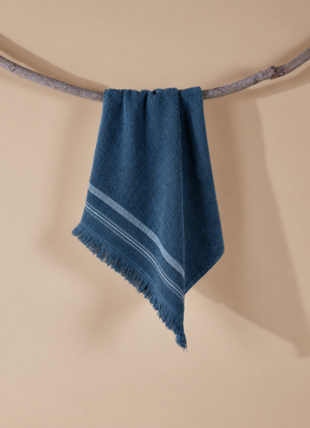 Picture of Manamo Saphire Peshterry Face Towel Bamboo Indigo 50x90 cm