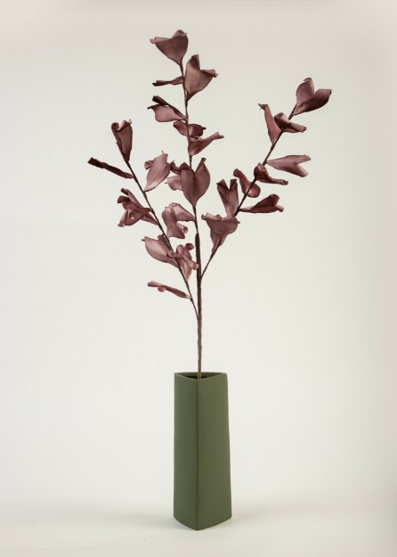 Picture of Manamo Leaves Eva Artificial Flower  Damson 98 cm
