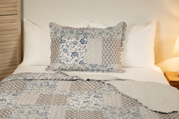 Picture of Manamo Damask Digital Printed Bed Cover Polyester Mink 180x240+50x70 cm