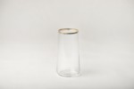 Picture of Manamo Avantgarde  Cocktail Glass Transparent / Gold Rim 520 cc × H 150 mm × Ø 79 mm