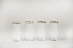Picture of Manamo Avantgarde  Cocktail Glass Transparent / Gold Rim 520 cc × H 150 mm × Ø 79 mm