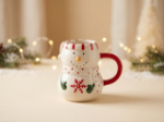 Picture of Manamo Natalie  Mug  Ceramic Red/White 12.3x9.2x10.2 cm