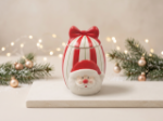 Picture of Manamo Carol  Spice Jar Ceramic Red/White 12.4x14.3x16.7 cm