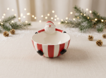 Picture of Manamo Fiora  Bowl Ceramic Red/White/Cameo Green 16.7x16x12 cm