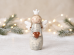Picture of Manamo Joly  Figurine Ceramic Brown/White/Red 9.5x5.9x15.7 cm