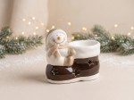 Picture of Manamo Nick  Figurine Ceramic Brown/White/Black 10.1x6x9.9 cm